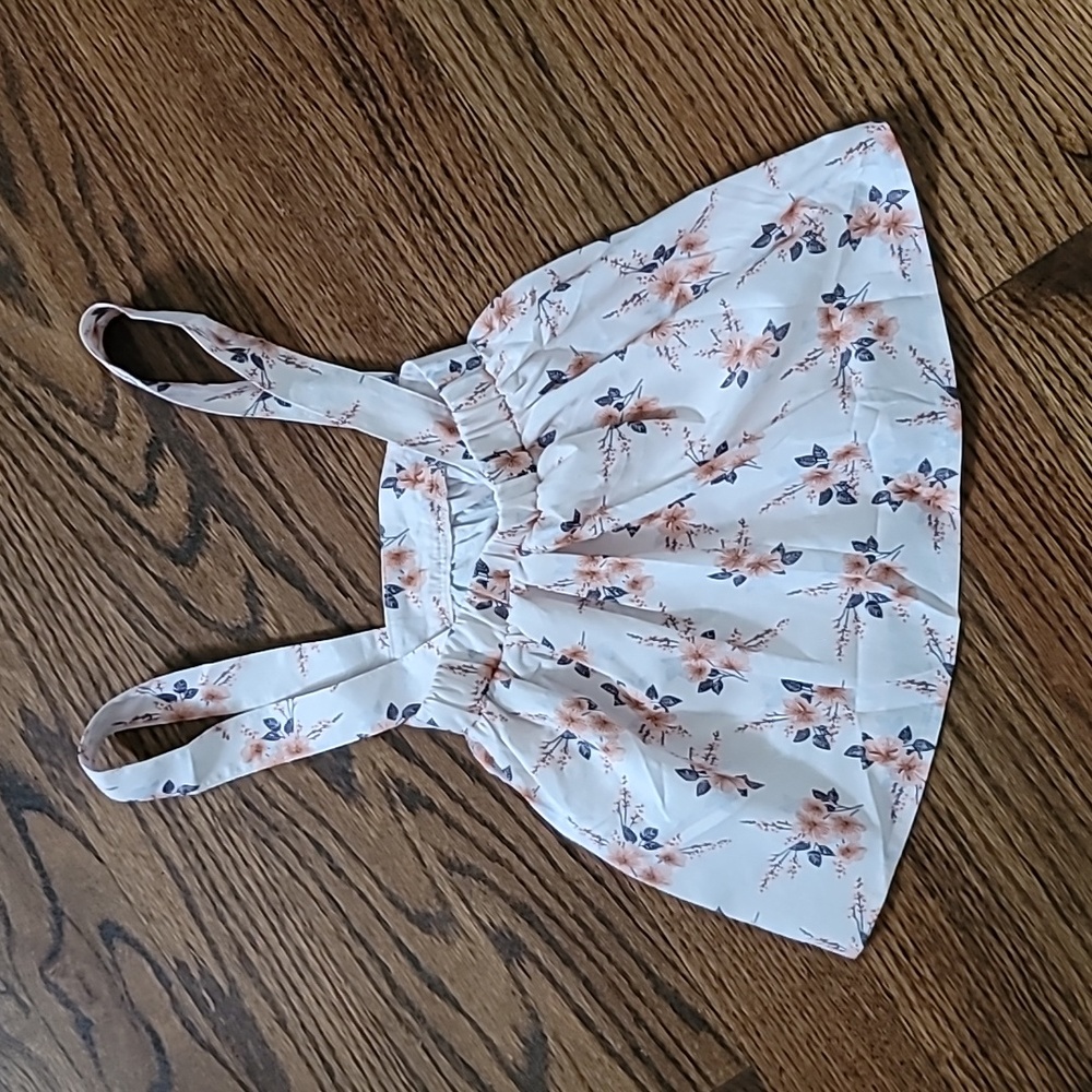 Floral suspender skirt - Picture 4 of 4